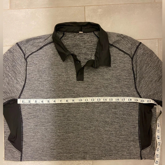 Lululemon Precision Collared Polo Gray Size L/XL - Picture 5 of 5